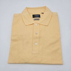 Callaway Golf Pima Cotton Yellow Polo SS Shirt L NWOT
